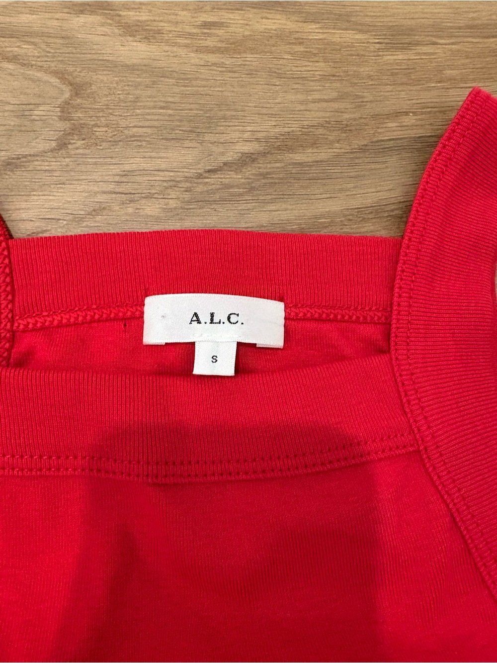 A.L.C. Red Racerback Tank - Picture 2 of 3